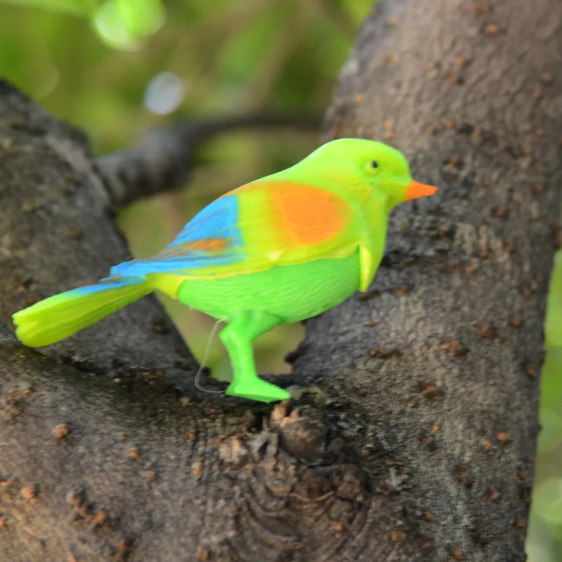 Lindo pájaro cantador, juguetes electrónicos interactivos, simulación de pájaro, Control de voz, música, juguetes educativos para bebés, regalo para