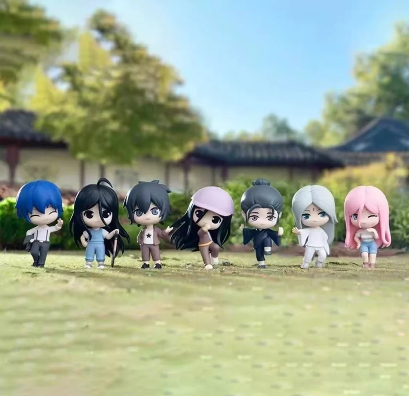 

Слепая коробка серии «Под одного человека», странное отслеживание инопланетянина, Q-Версия, украшение для фигурки ручной работы, подарки на день рождения для девочек