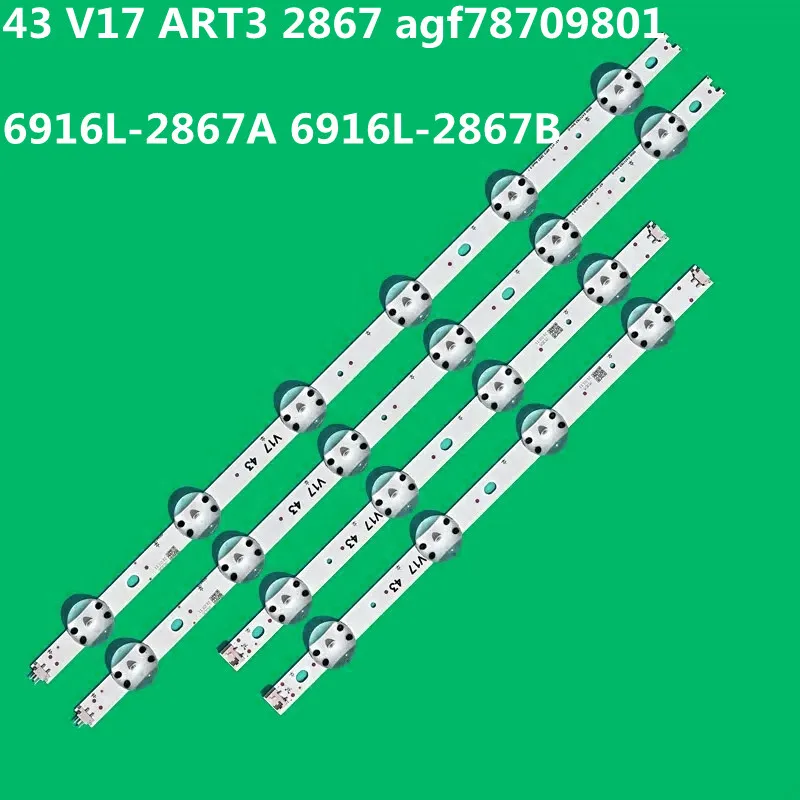 LEDストリップライト43uj6525 43uj622v 43uj630v 43uj651v 43uj652v 43uj655v 43uj670v 43uj670v 43uj675v 43 v17 art3 2867 agf78709801, 20個