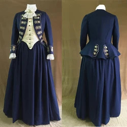 1700 Costume Riding Habit Costume Georgian Historical Dress Suit Medieval Women's Riding Outfits Custom Made