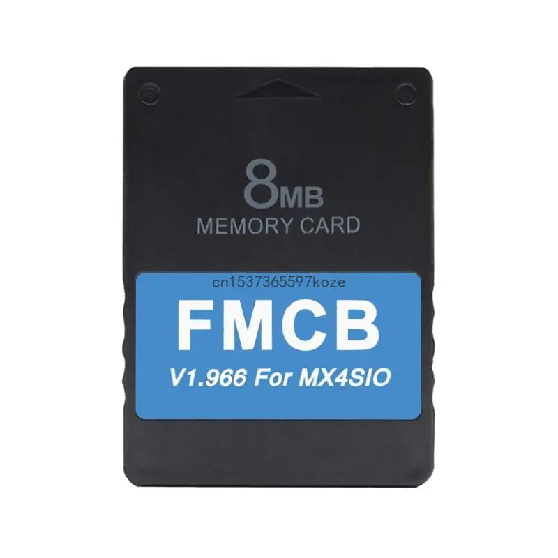 V1.966 Fortuna Card Adapter 8/16/32/64MB FMCB MX4SIO SIO2SD for PS2 Fat Game Consoles