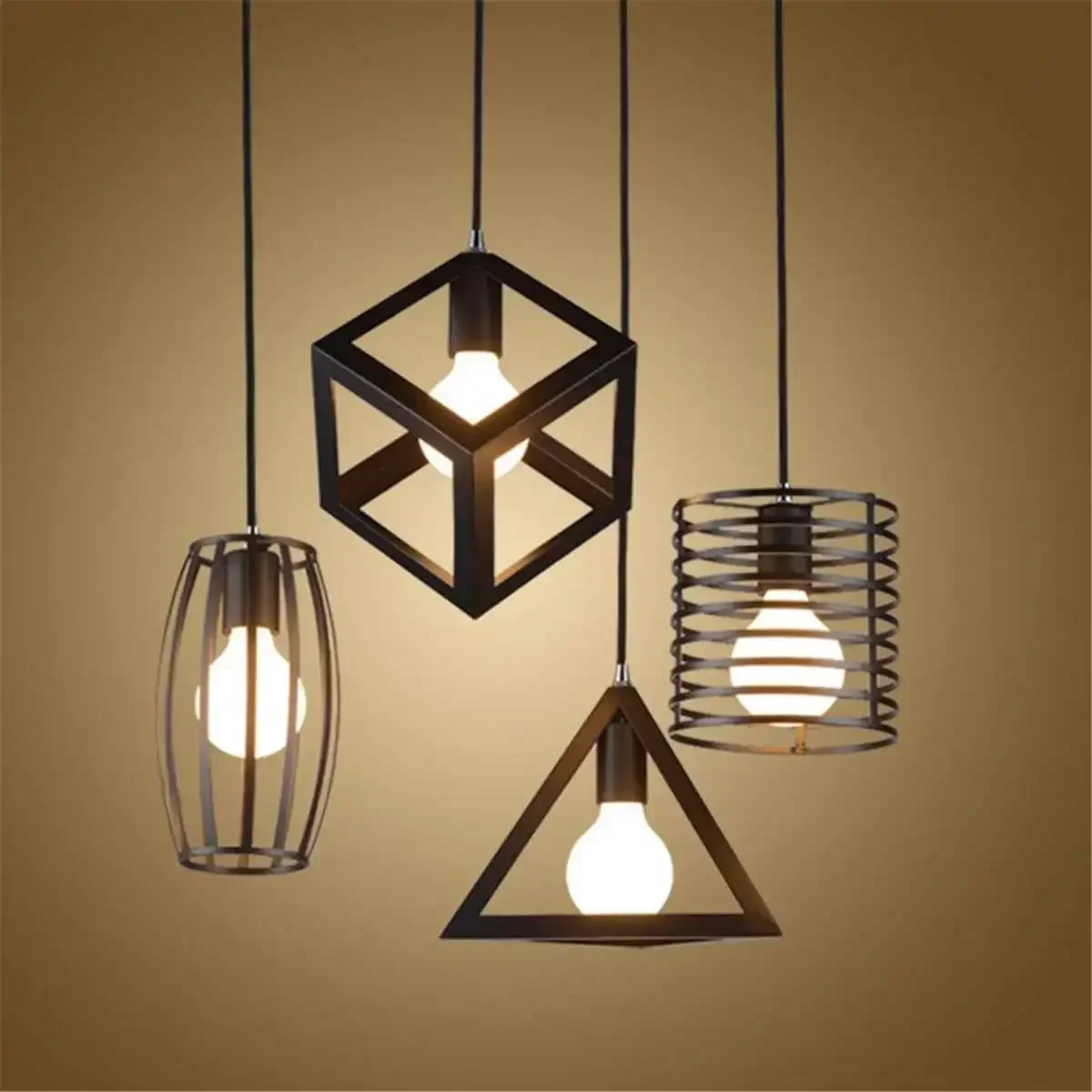 

E27 Industrial Vintage Light Pendant Lamp Kitchen Bar Fixture Home Indoor Living Room Decor