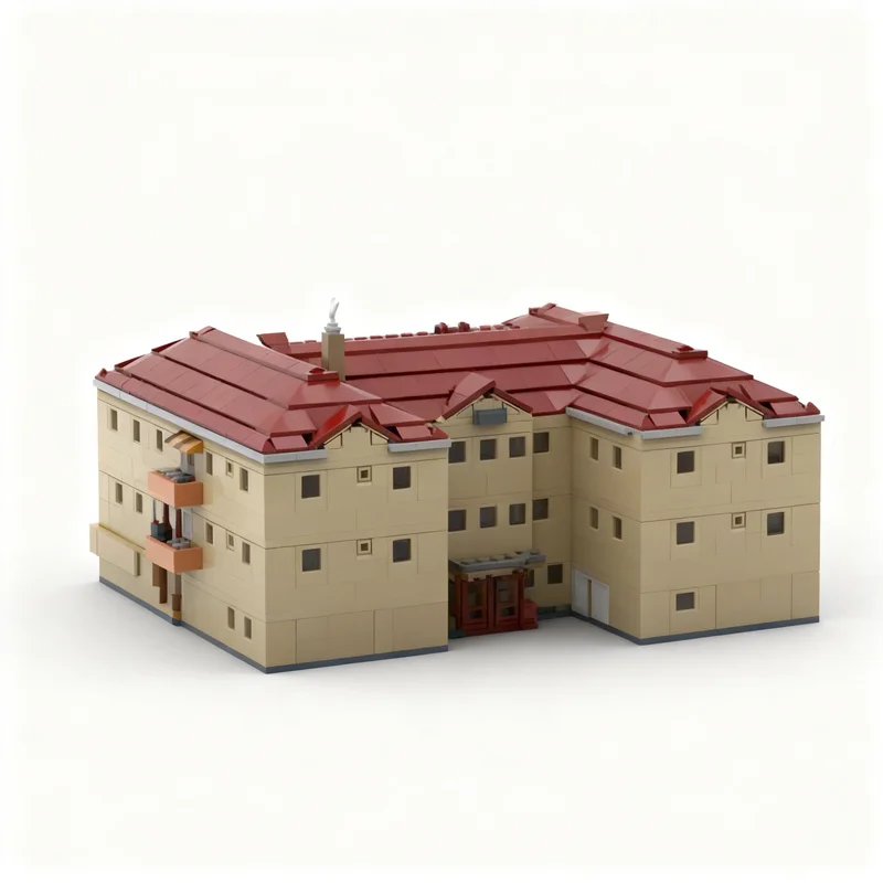 5560pcs MOC Hospital Creek Architecture Model Building Blocks Construction Brick Kids DIY Assemble Education Christmas Gift Toys