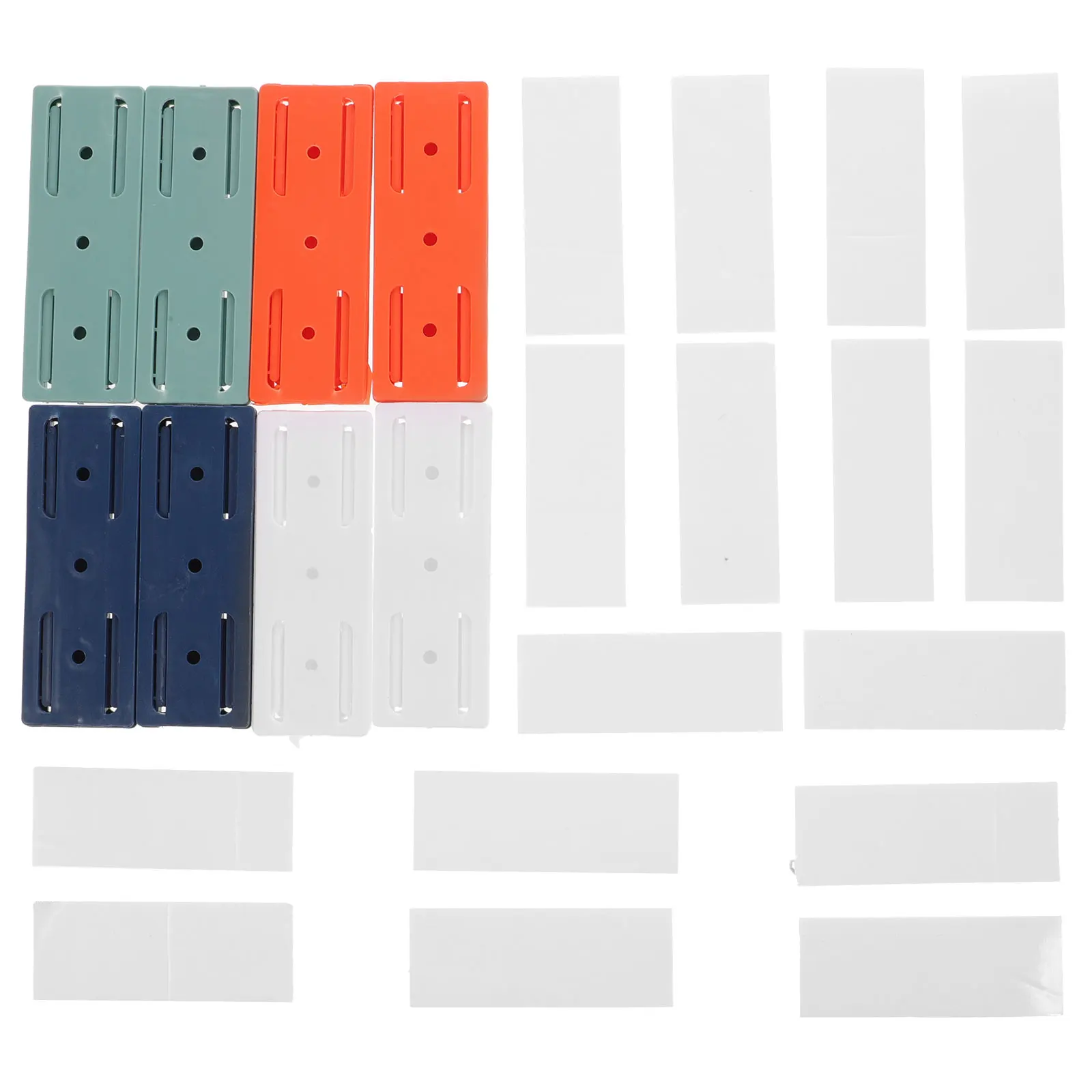 

8pcs Self Adhesive Socket Holder Wall Mounted Power Strip Rack No Punch Required Durable Nail-Free Organizer For Home Kitchen