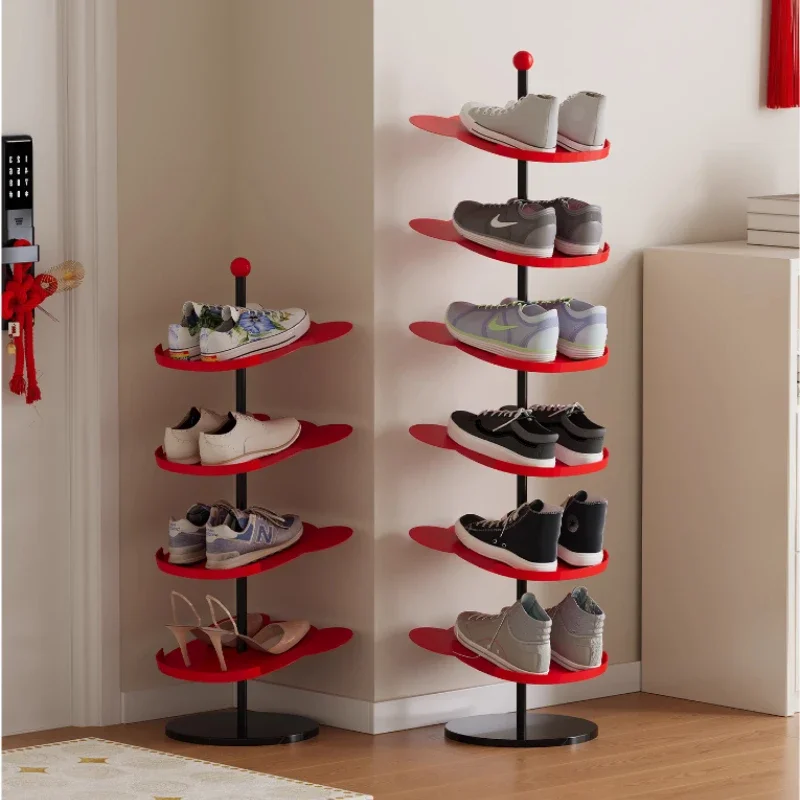 

Entryway Multilayer Shoes Organizer with Sturdy Base Modern Marble Shoe Rack Space-saving Shoe Cabinet for Hallway & Home Decor