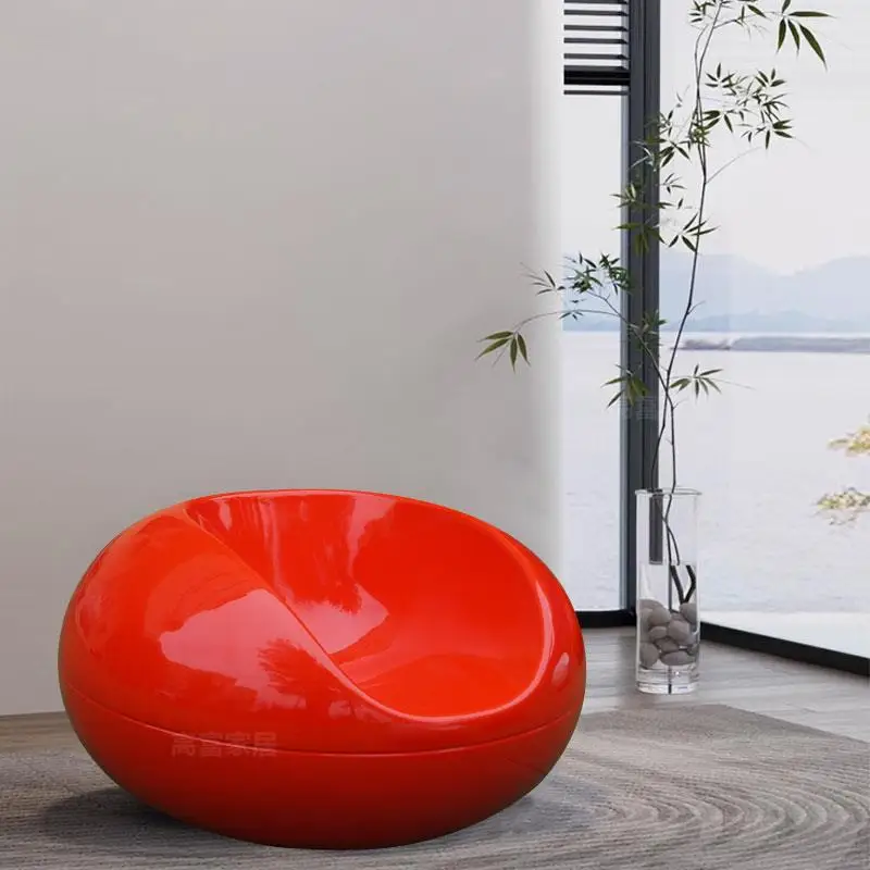 Creative Outdoor Landscape Single Chair, Comfortable Hugging Sitting Feeling, Bright and Colorful Leisure Bench