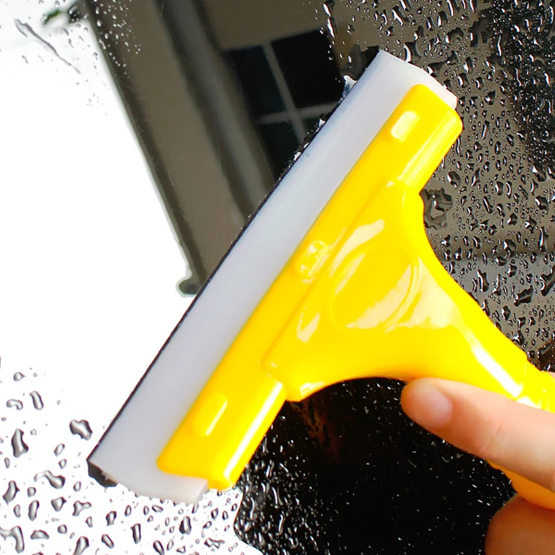 Car Glass Film Multifunctional Scraper Car Windshield Wiper Cleaner Bathroom Glass Washer Silicone Blade Cleaning Accessories