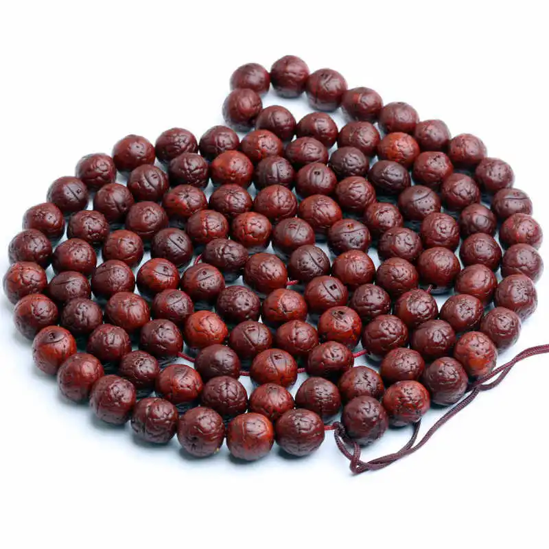 

Bodhi Beads 108PCS Nepal Phoenix Bodhi Prayer Mala Tibetan Buddhist Mala for Man Oiled Big Beads BRO785