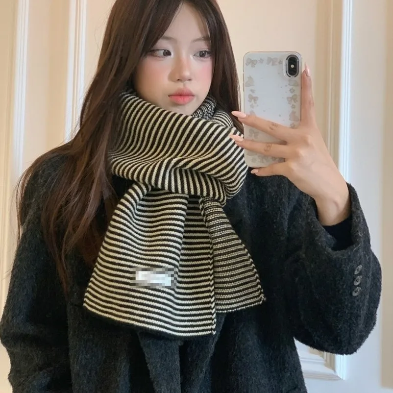 cachecol-feminino-de-inverno-tricotado-grosso-estilo-coreano-vintage-com-listras-sem-bolinhas-quente-e-aconchegante-acessorio-de-moda-estudantil