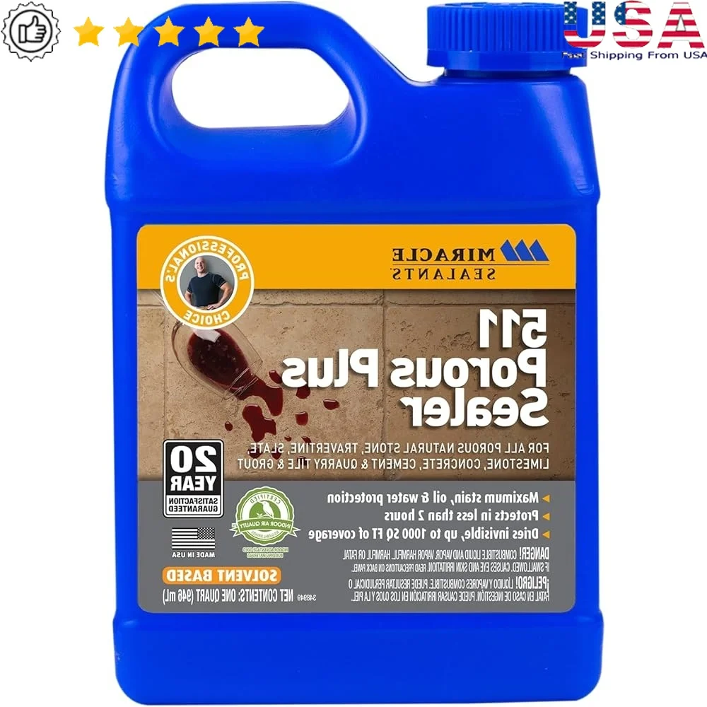 511 سدادة مسامية بالإضافة إلى الأماكن المغلقة والخارجية مقاومة للماء وحماية من البقع ومقاومة للطقس وتغطية عالية متوافقة مع حجر الطين