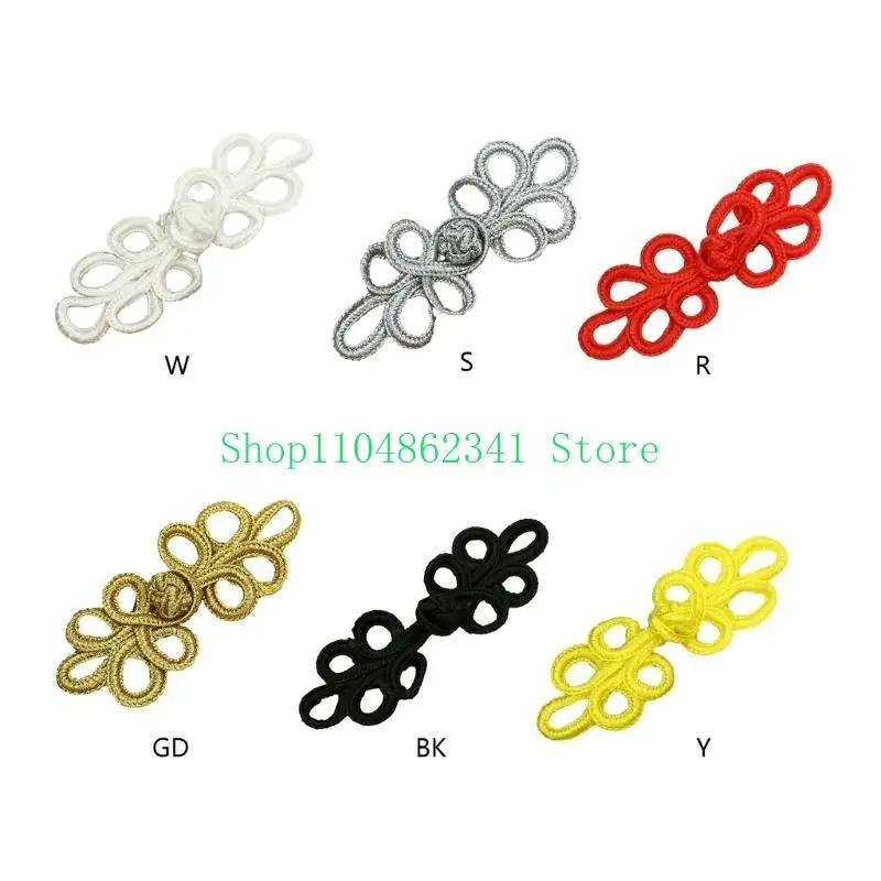 5asd Chinese Closure Button Scarf Cardigan Costumes Outfit Sewing, Multicolored