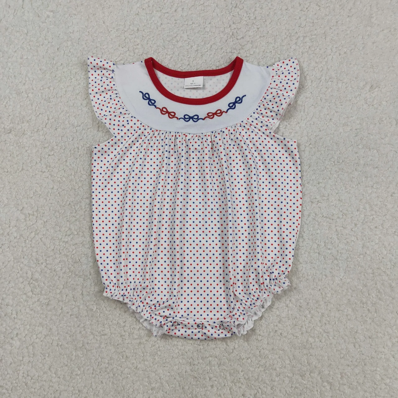 

Оптовая продажа: Новинка! Детский комбинезон для девочек на 4 июля с вышивкой и бантиками, короткий рукав, для новорожденных и малышей