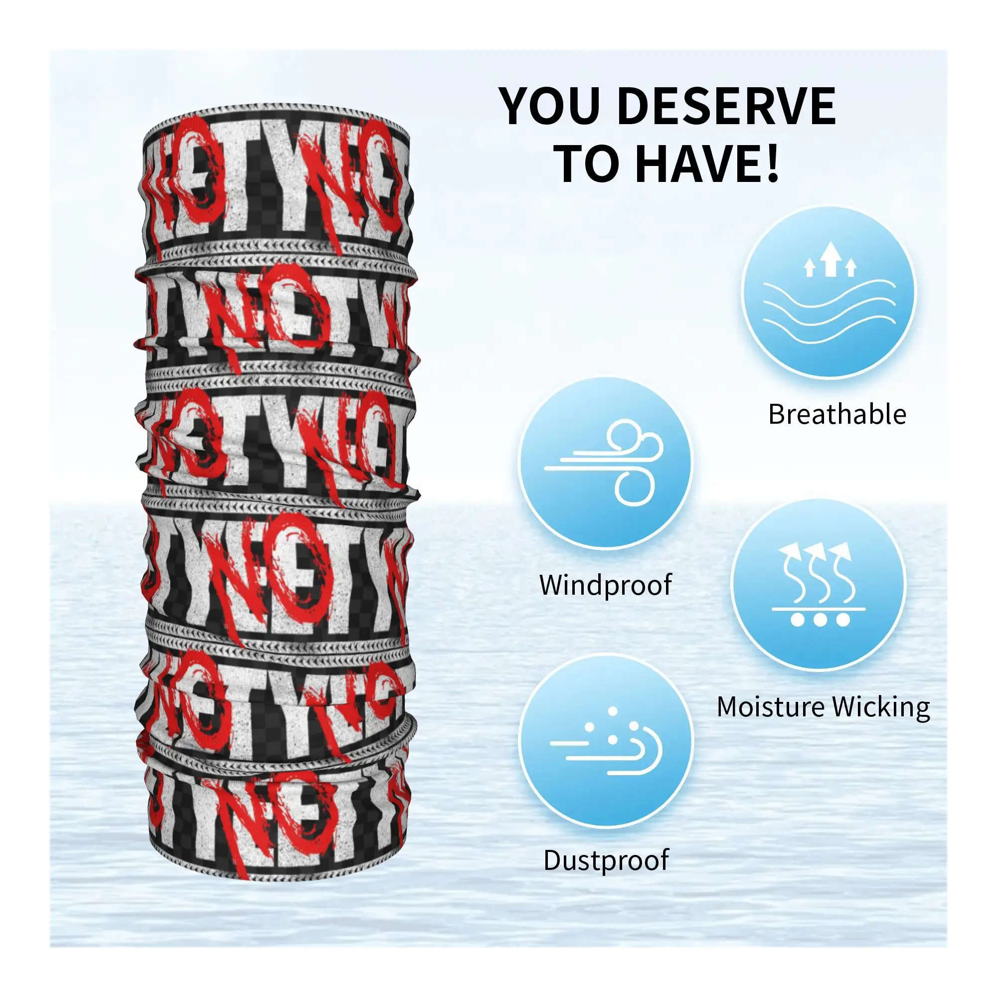 Бандана на заказ Jey Uso Wwe Yeet, зимняя теплая повязка на шею, женский ветрозащитный шарф для лица, лыжные гетры, повязка на голову