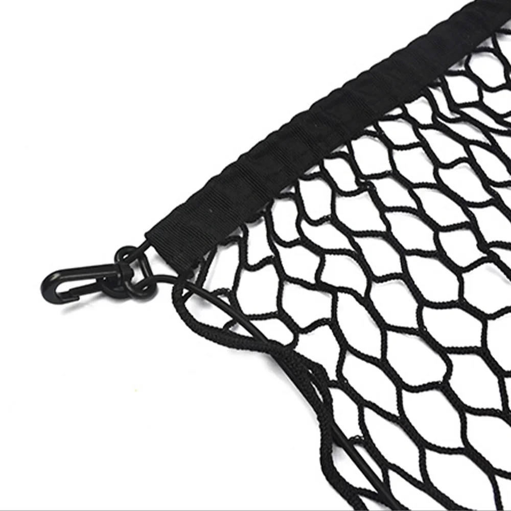 For Audi A4 B9 B8 A3 8Y 8P 8V A5 A6 Q3 Q5 Q7 Car Trunk Net Luggage Nylon Mesh Truck Storage Organizer Network Pocket Accessories - view 3