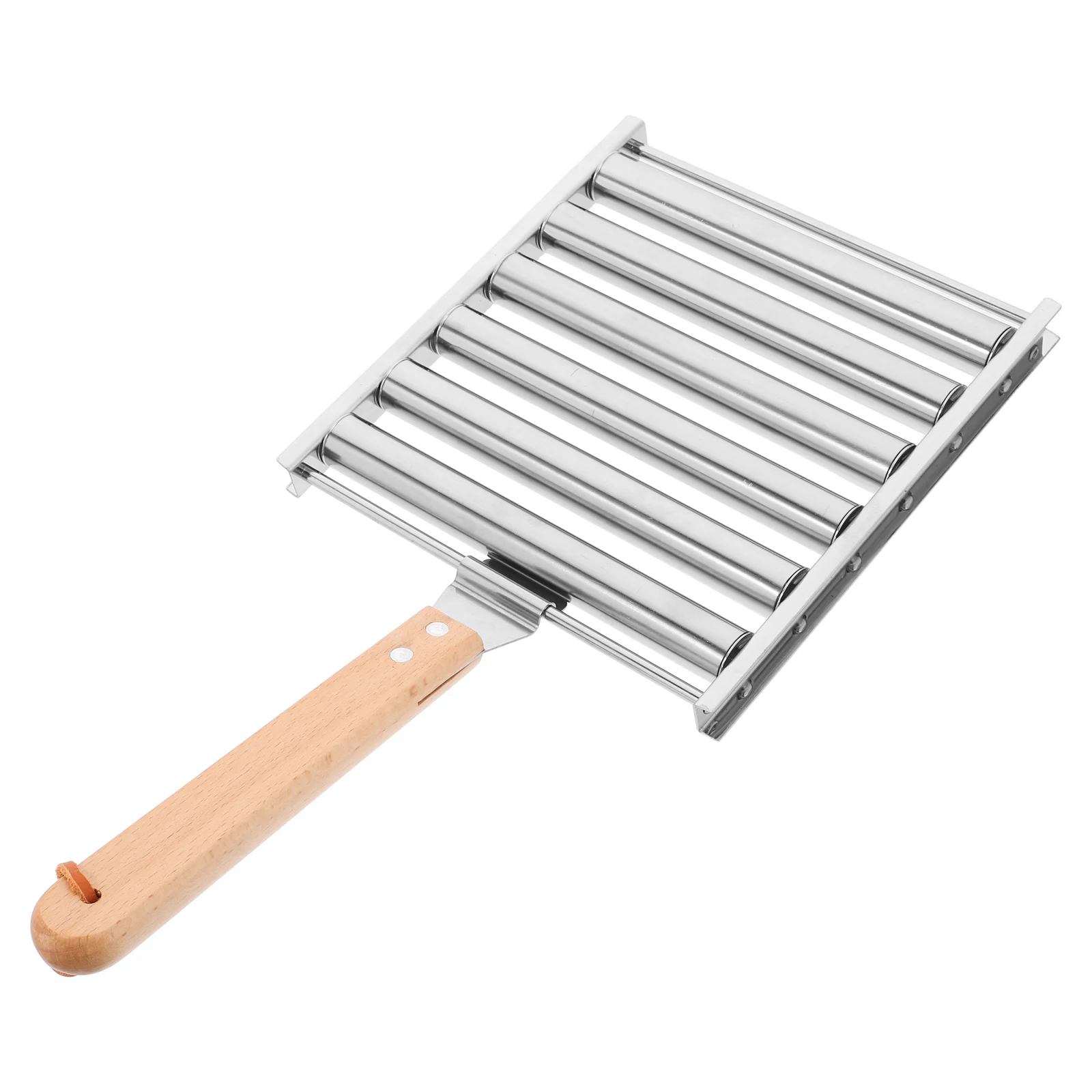 

Grill Butter Roller for Griddle Silver Stainless Steel Funny Holder