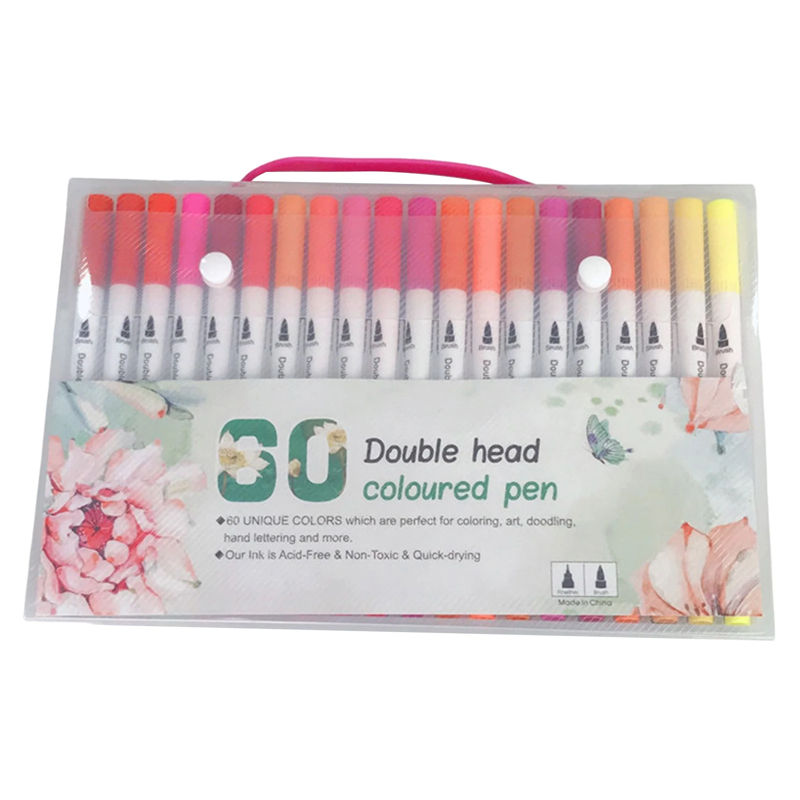 Candy Color Double-headed Felt-tip Markers Mild Soft Chisel Tip Highlighters Pen for Writing Diaries Letters Cards