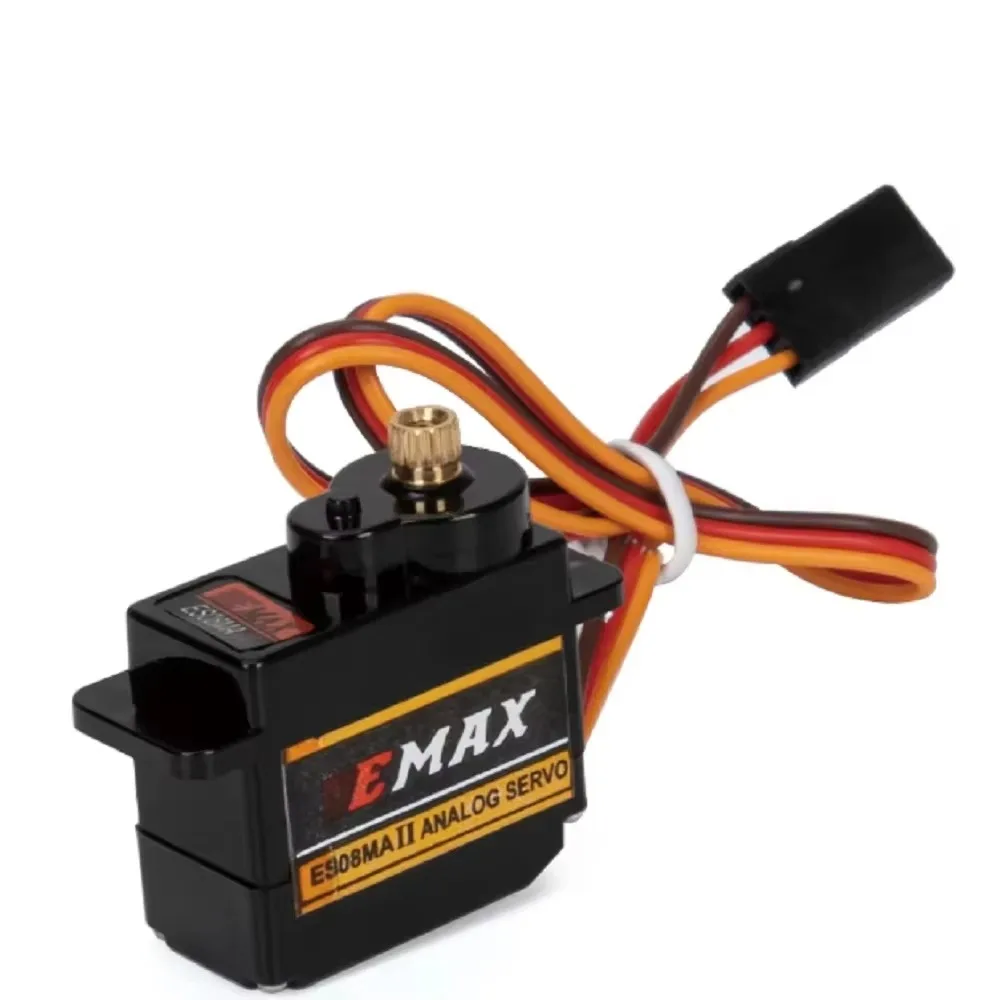 SmCpEmax ES08MA II Servo Motor SCX24 Servo 12g 15T Mini Metal Gear Servo For RC Plane FPV Drone Racing