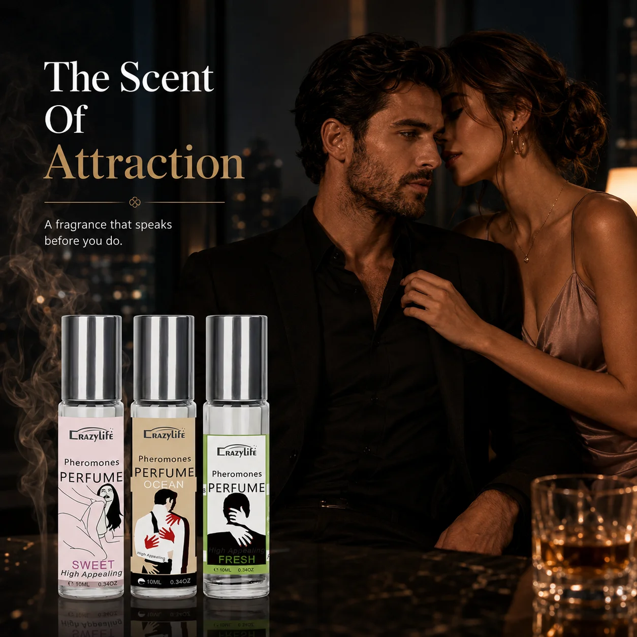 Men's Long Lasting Cologne Magnetic Attraction Fresh Romantic Perfume Spray For Dating