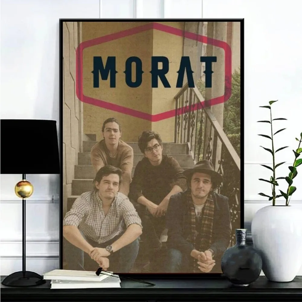 Morat Band Poster Gallery Prints Self Adhesive  Home Decor Decoration Wall Decals Living Room Sticker