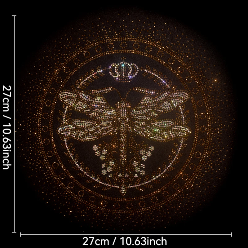 

High-quality rhinestone dragonfly ironing for T-shirt, denim and hoodie accessories