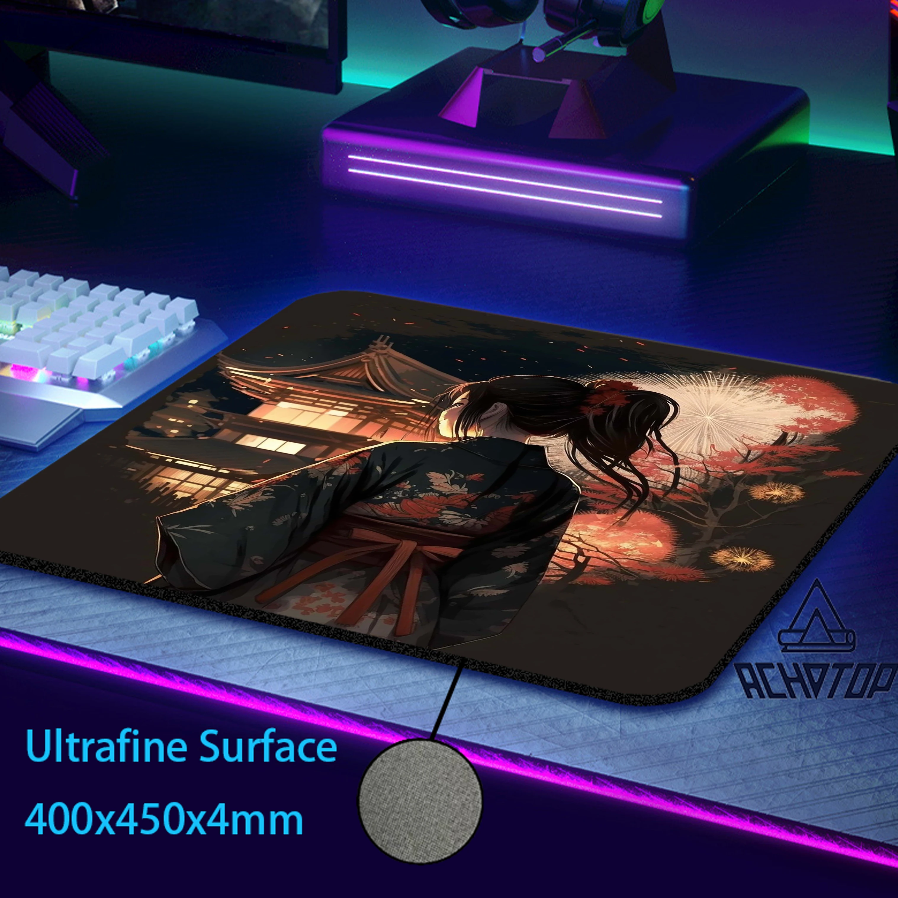 

Ultrafine Surface Mouse Pad 400X450MM Mousepad Japanese Woman Desk Mat Desktop Surface Mouse Mat Anti-slip Gaming Speed Keyboard