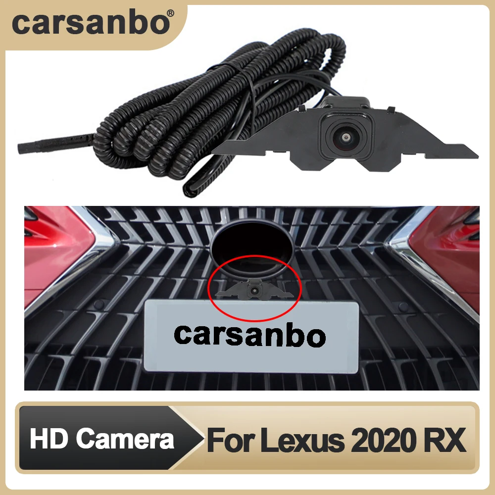 

Carsanbo Car Front View OEM Camera HD Wide Angle 150° Fisheye Night Vision Camera for Lexus 2020 RX Parking Monitoring System