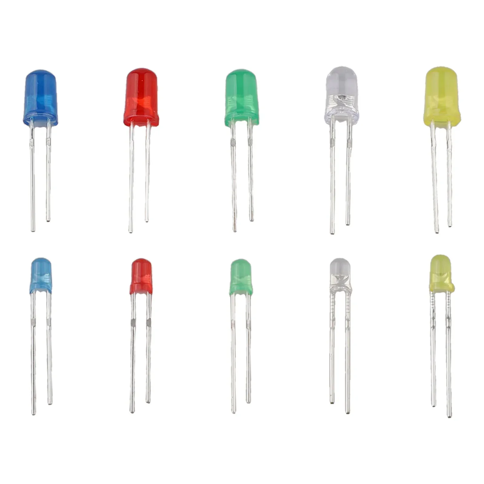 300 قطعة LED عدة 3 مللي متر/5 مللي متر LED عدة مقاومة درجات الحرارة العالية عمر طويل توليد الحرارة المنخفضة لمشاريع ذاتية الصنع