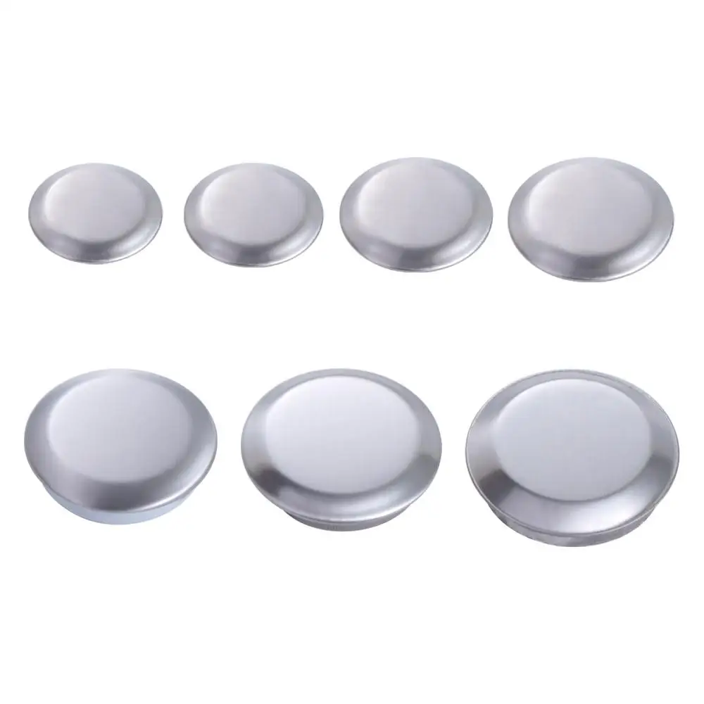 Decorative Covers Stainless Steel Sink Hole Cover Silver Round Drainage Seal Plug Anti-leakage Sink Plug Kitchen