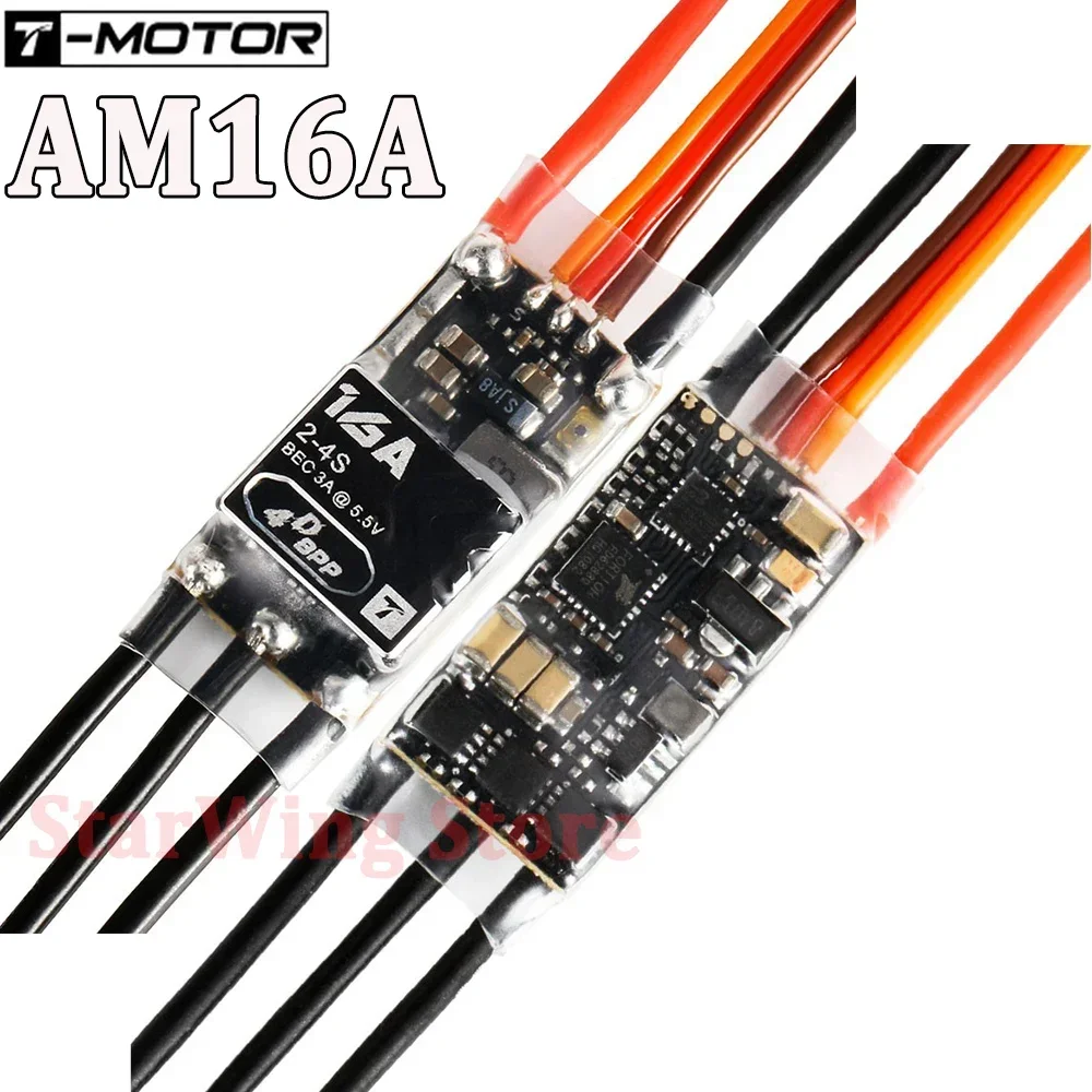 

T-MOTOR AM16A 16A 2-4S F3P ESC FPV Electronic Speed Control For FPV Drone