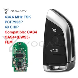 YOCASTY Smart Key 434.6MHz FSK PCF7953P MW 9337244-01 Per BMW Serie 5 2012 2013 2014 2015 2016