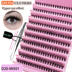 1 box/200 Bundle 20/30D Eyelashes Extension Natural 3D Russian Indiviual Eyelash cluster Makeup Tools mink lashes Wholesale