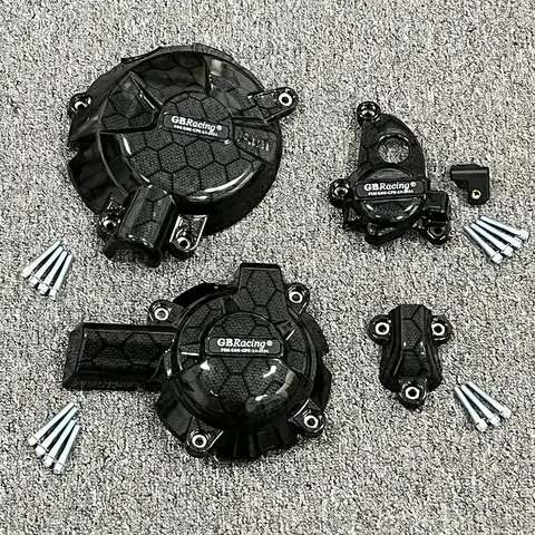 S1000RR 2019-2025 BMW M1000R 2024 & M1000RR&S1000R 21-24 엔진 커버 오토바이 보호 벌집 인쇄 용 엔진 보호