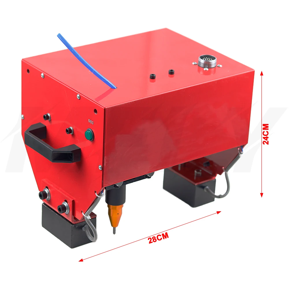 (170*110mm) Portable Metal Pneumatic Dot Peen Marking Machine For VIN Code Frame chassis number Pneumatic Dot Peen Marking