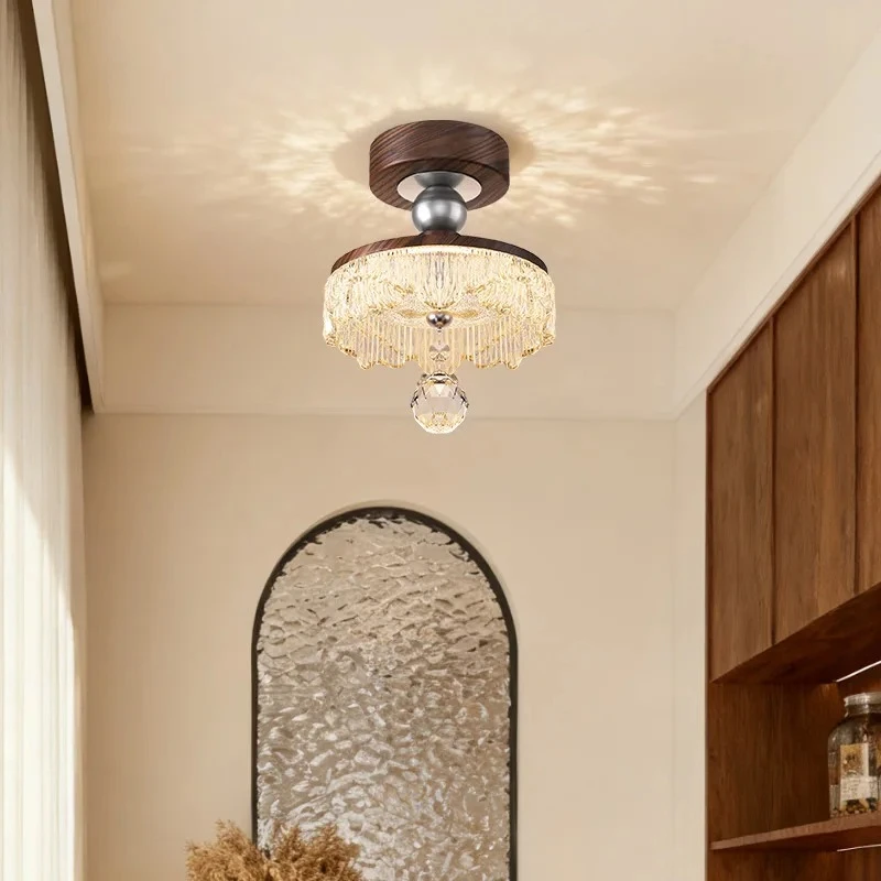 Aisle light retro advanced feeling water drop ceiling light entrance corridor balcony lamp
