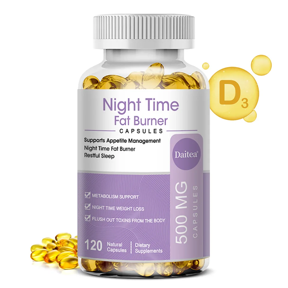 Nighttime Fat Burner Capsules for Metabolism and Sleep