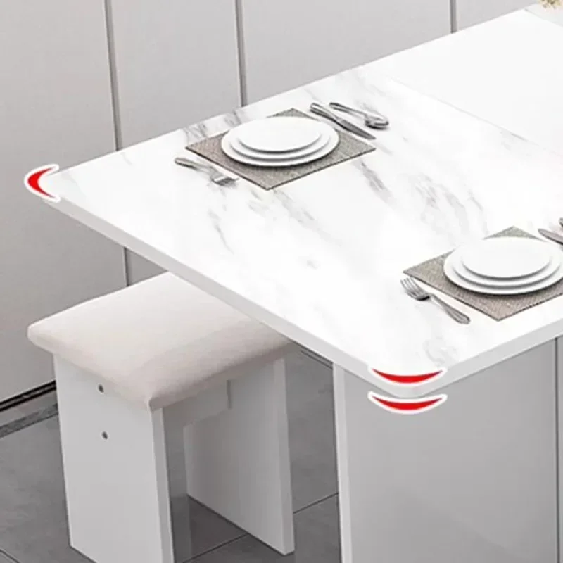 Portable Folding Dining Table Nordic Minimalist Living Rectangle Extendable Relaxing Esstisch Kitchen