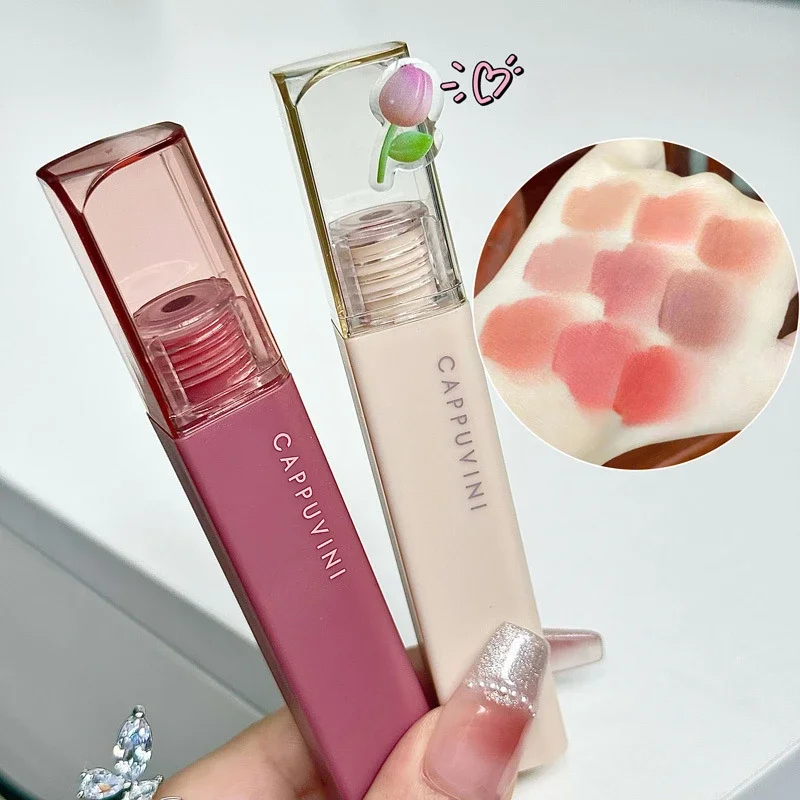 Dessert Lip Liner Rotante Lucidalabbra impermeabile Idratante Velluto opaco Smalto labbra Impermeabile Non marmorizzazione Trucco labbra naturali