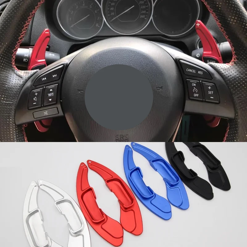 

Paddle Shifter For Mazda 2 DL 3 BM BN Mazda 6 GJ Atenza CX-3 DK CX-5 KF CX9 TC Car Steering Wheel DSG Extend Sticker Accessories