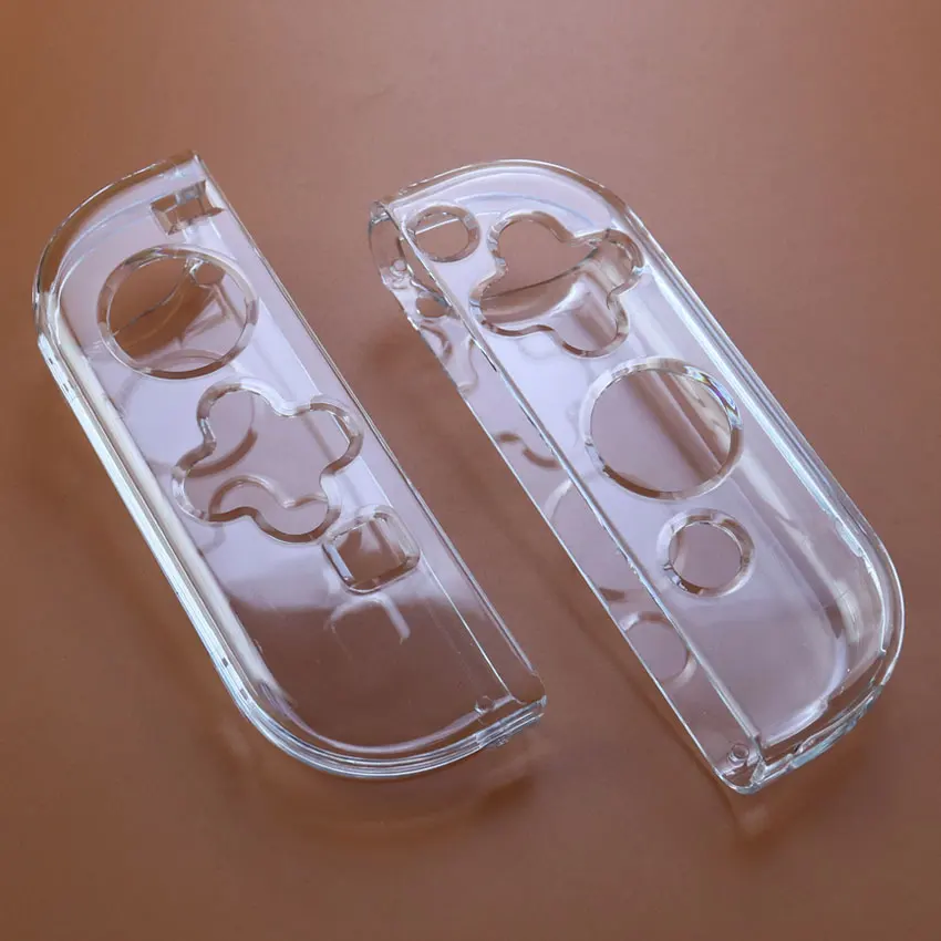 Funda blanda de TPU transparente para PC, carcasa protectora dura para Switch Oled NS Console Joy-con Joycon, Protector trasero transparente