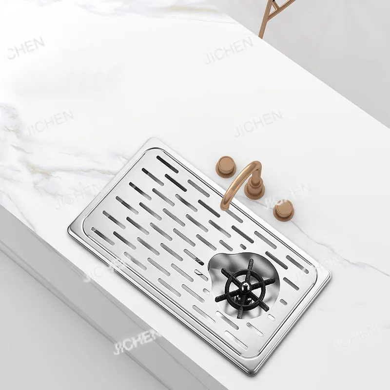 

Neu Recessed Cup Washer Sink Bar Coffee Shop Bar Stainless Steel Coffee Cup High Pressure Washer