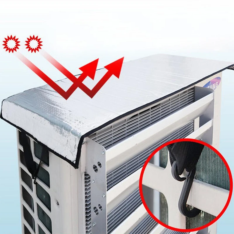 Outdoor Rainproof Air Conditioning Cover Waterproof Anti-Dust Anti-Snow Cleaning Cover Air Conditioning Keep Cleaning Tools