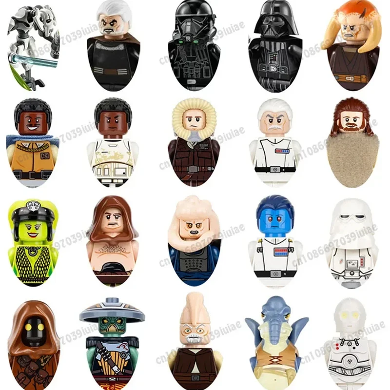 

STAR WARS Count Dooku Master Yoda Mini Robot Figure Toy Bricks Assembling Doll Building Blocks Child Birthday pg698
