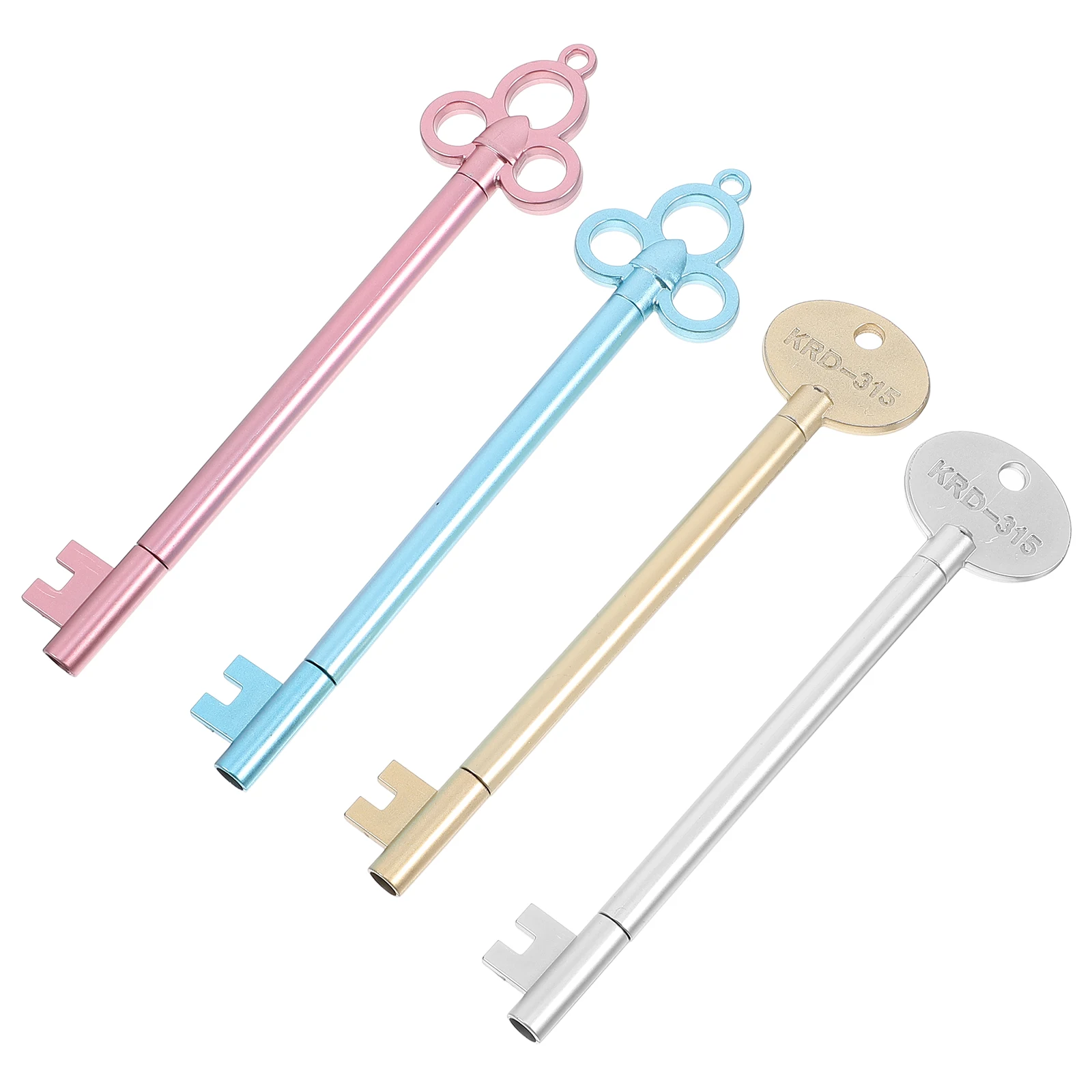 15pcs Key Shape Lightweight Creative Fashion Office Supplies Smooth Writing Perfect Gift Ideas