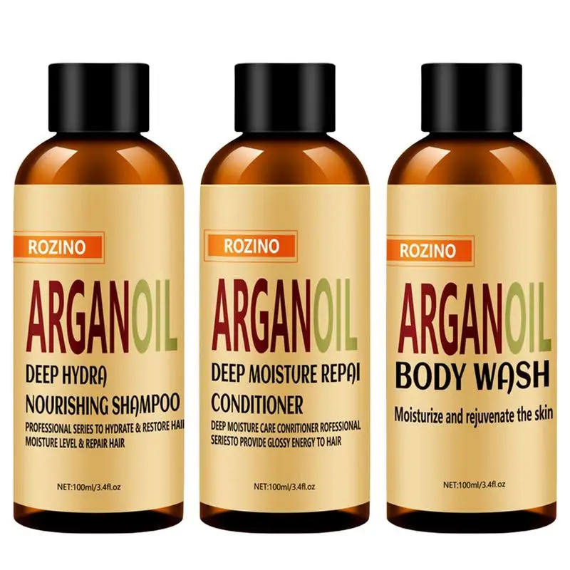 Morrocan Oil Shampoo Natural Argan Oil Shampoo Hair Conditioner Body Wash Refreshing Deep Cleansing Hair and Body Care