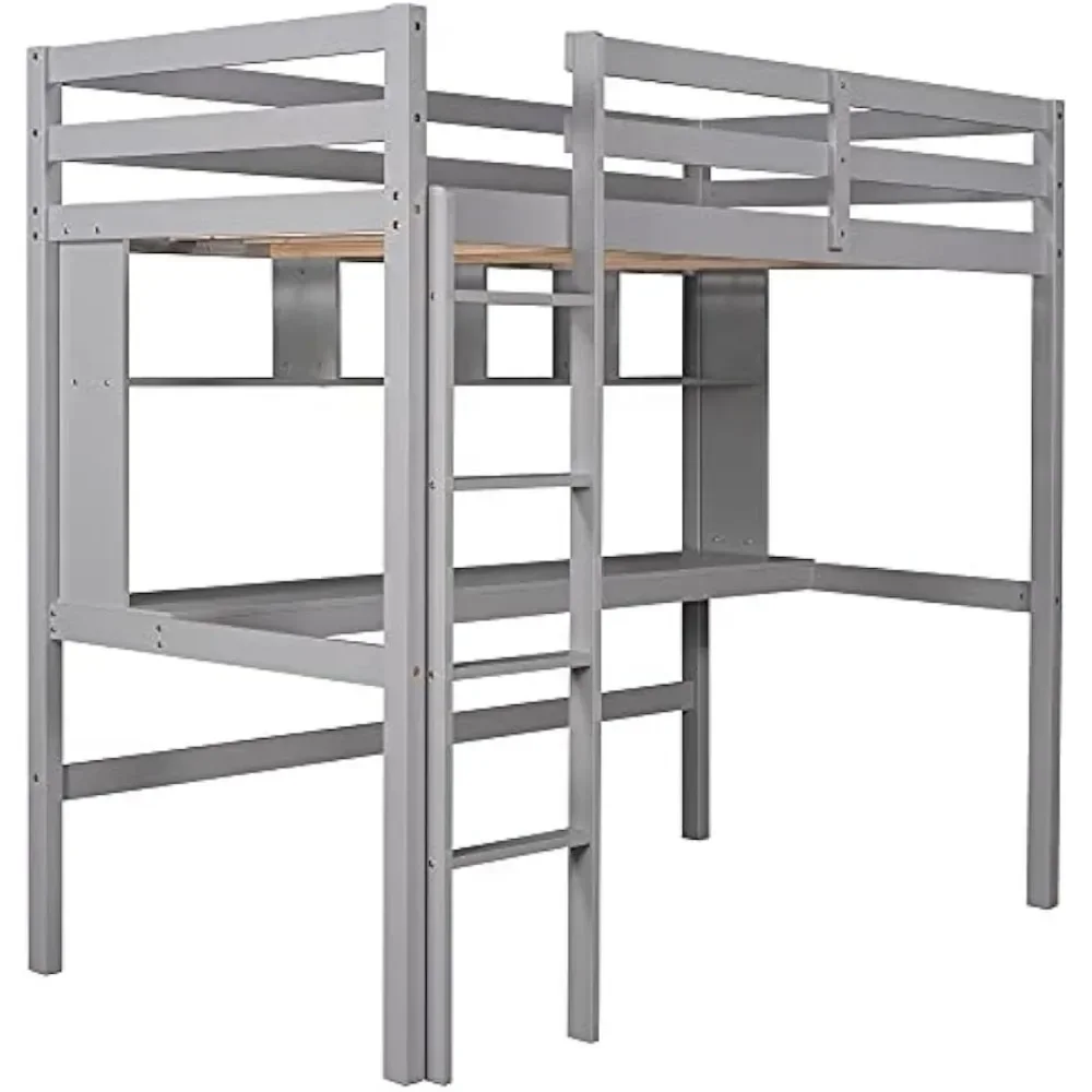 L Lit Loft En Bois …