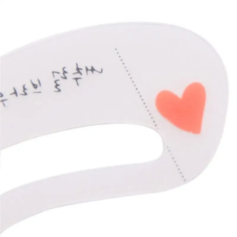 30pcs/10 Set Eyebrow Stencil Stencil for Eyebrows Makeup Clear Durable Drawing Template Assistant Card