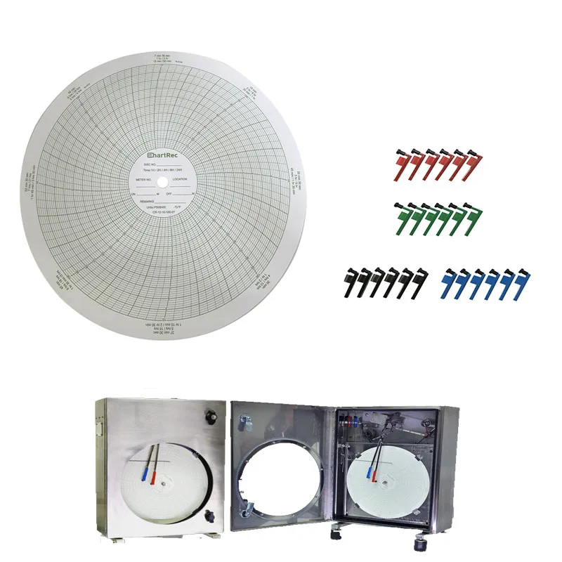 STIKO 8inch Chart Paper CR-170171 in Stock -170171 0-5000psi 60min High-Quality Graph Paper for Industrial Use