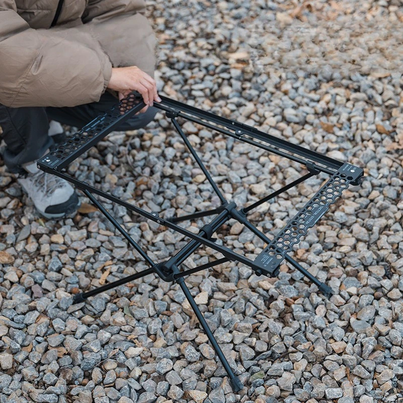 Klappbare Tischgestelle für den Außenbereich, zusammenklappbarer Campingtisch, leichte, multifunktionale Campingmöbel, robust, einfache Installation