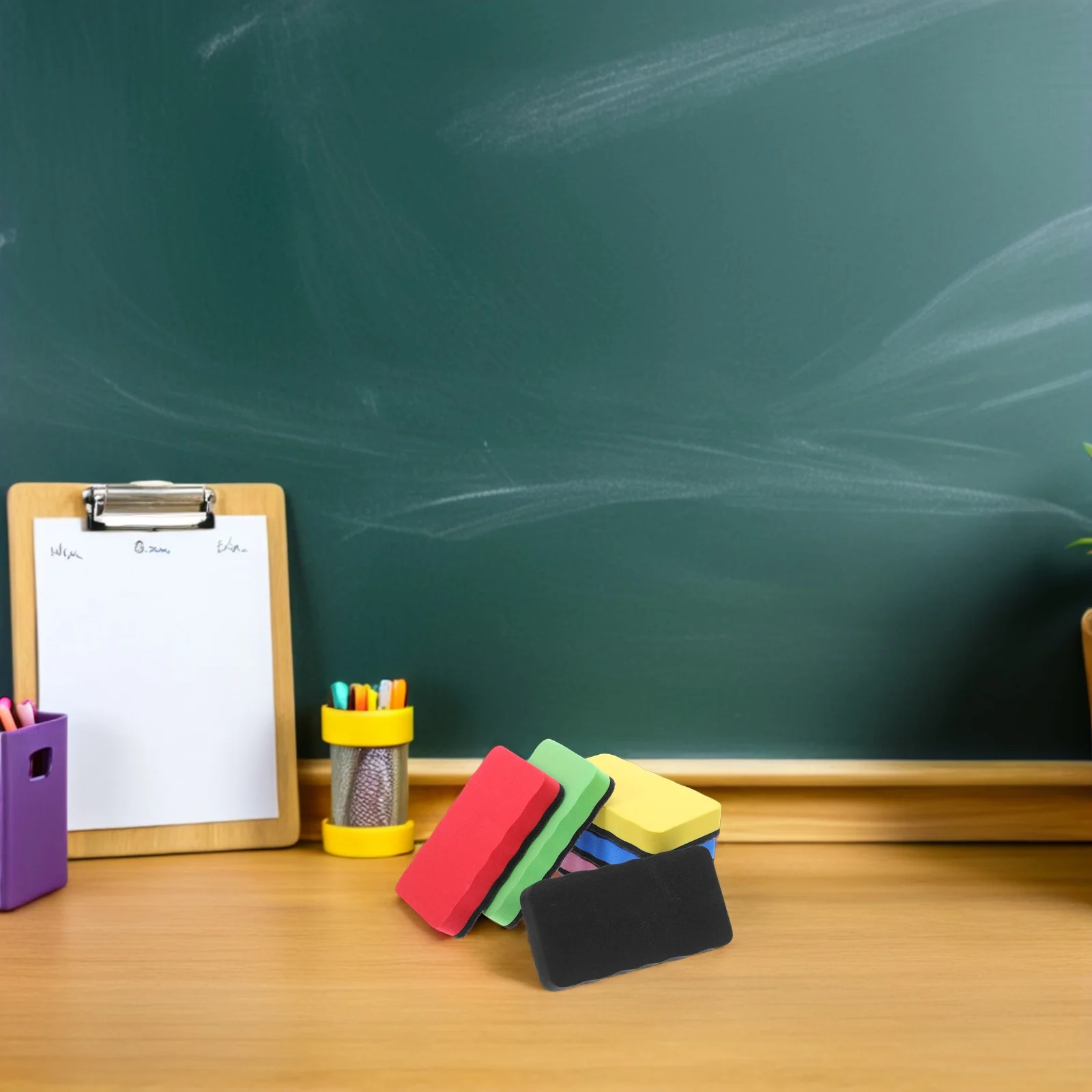 12 قطعة ممحاة السبورة المغناطيسية السائبة المحايات المغناطيسية الجافة محو السبورة الأنظف-اللوازم المكتبية الفصول الدراسية للمدرسة #1