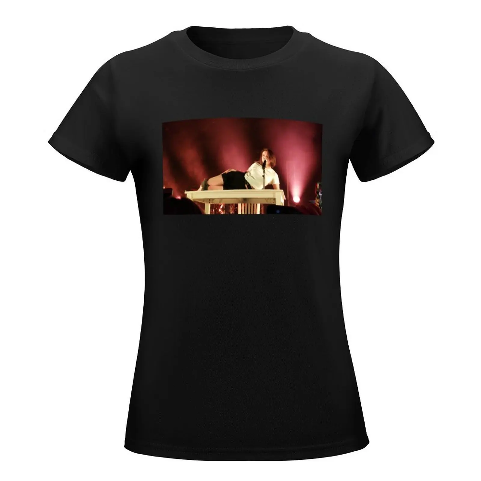 Mitski Live Sticker T-Shirt vintage clothes customs Woman clothes